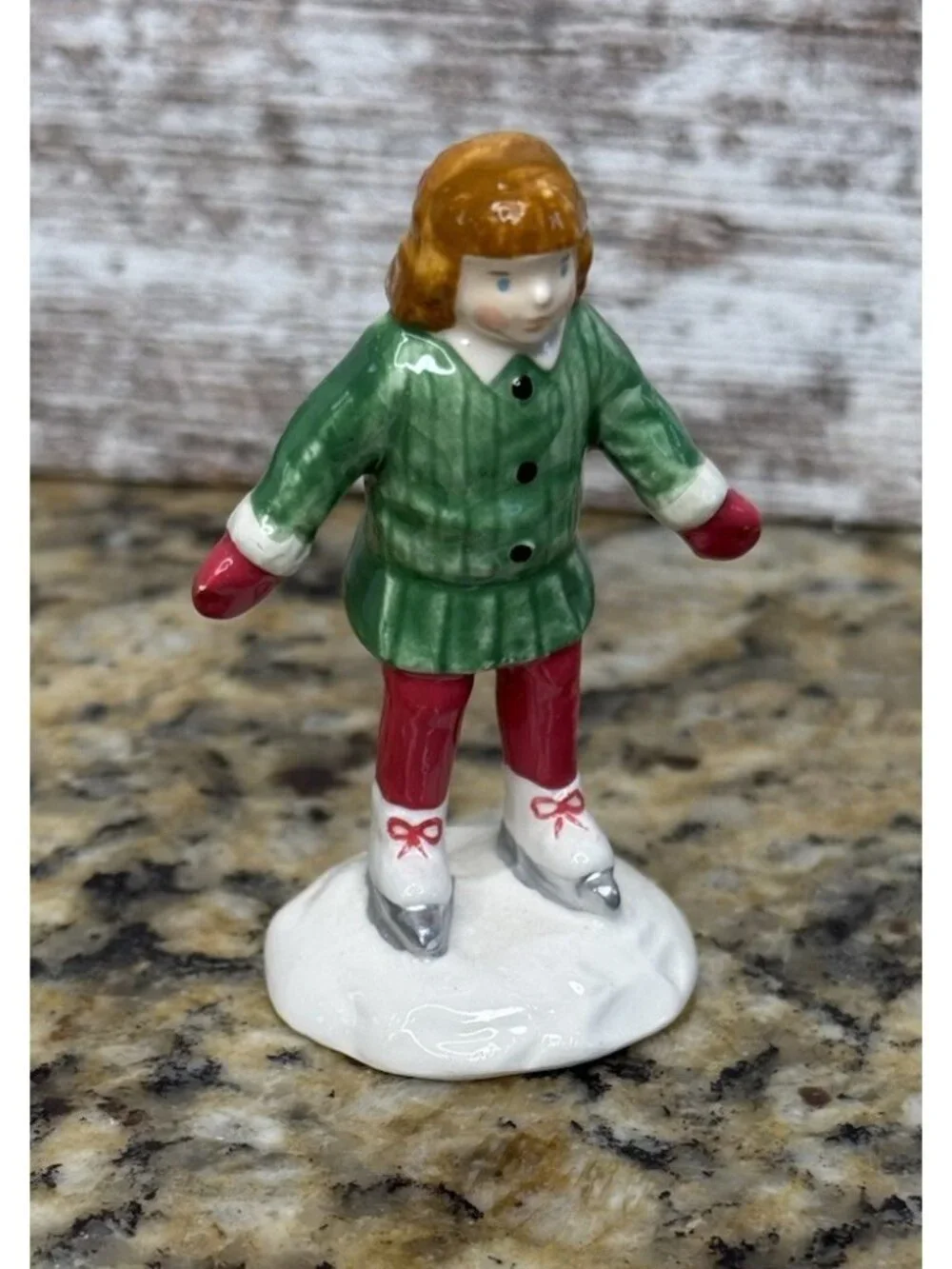 Department 56 Snow Village CRACK THE WHIP SKATERS Set Of 3  #5171-3